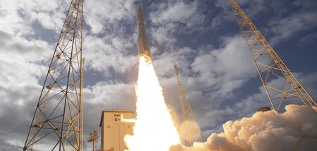 Start einer »Ariane 6«-Trägerrakete am ESA-Weltraumbahnhof in Ko... Start einer »Ariane 6«-Trägerrakete am ESA-Weltraumbahnhof in Ko...