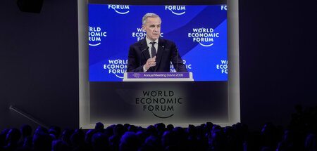 Kanadas Premierminister Mark Carney vor dem Weltwirtschaftsforum... Kanadas Premierminister Mark Carney vor dem Weltwirtschaftsforum...