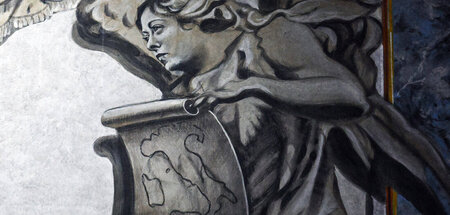 Der »Meloni-Engel« in der Basilika San Lorenzo in Lucina (3.2.20... Der »Meloni-Engel« in der Basilika San Lorenzo in Lucina (3.2.20...