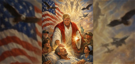 Der Heiland – oder der Antichrist? Donald Trumps bescheidenes Se... Der Heiland – oder der Antichrist? Donald Trumps bescheidenes Se...