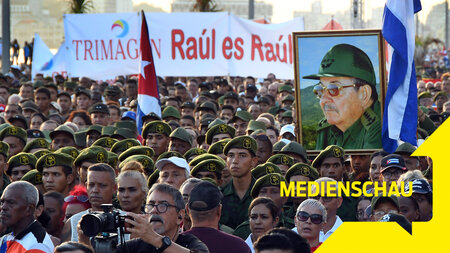 Demonstration gegen die US-Anklage gegen Raùl Castro am Freitag ... Demonstration gegen die US-Anklage gegen Raùl Castro am Freitag ...