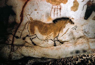 Schein und Widerschein: Höhlenmalerei in Lascaux (Frankreich), K...