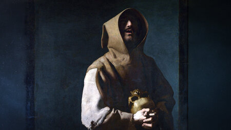 Francisco de Zurbarán, »Der heilige Franziskus in Meditation«, c... Francisco de Zurbarán, »Der heilige Franziskus in Meditation«, c...