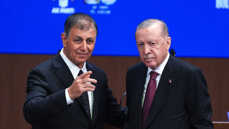 Cemil Tugay und Recep Tayyip Erdoğan am Mittwoch in Ankara Cemil Tugay und Recep Tayyip Erdoğan am Mittwoch in Ankara