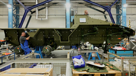 Panzerproduktion bei Rheinmetall (Kassel, 27.8.2026) Panzerproduktion bei Rheinmetall (Kassel, 27.8.2026)