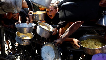 Schreiende Ungerechtigkeit: Hungernde Kinder in Gaza (25.8.2025) Schreiende Ungerechtigkeit: Hungernde Kinder in Gaza (25.8.2025)