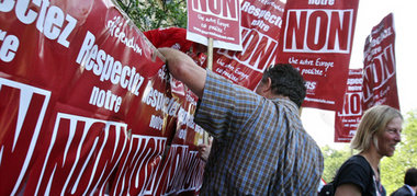 Nein heißt nein! Paris im Juni 2005