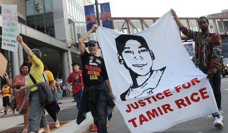 Demonstranten fordern im Juni 2015 in Cleveland Gerechtigkeit fü...