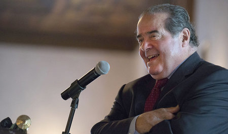 Antonin Scalia bei einer Rede in New York (13.10.2014)