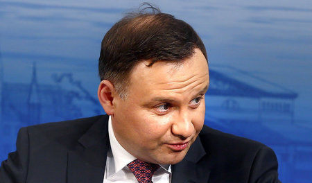 Mit dem Schrecken davon gekommen: Polens Präsident Andrzej Duda