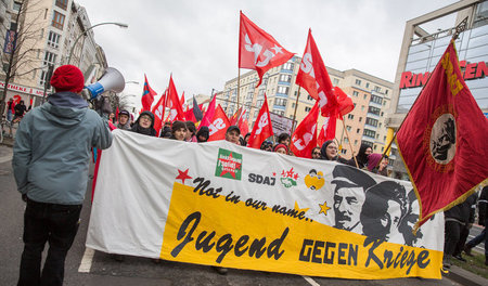 Schon in der Vergangenheit organisierte die SDAJ Jugendliche geg...