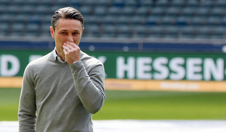 Unsere Eintracht heißt Abstieg: Niko Kovac am Samstag in Frankfu...