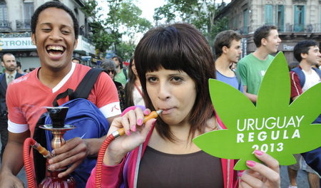 Gebt das Hanf frei. Demonstration für die Legalizierung von Mari...