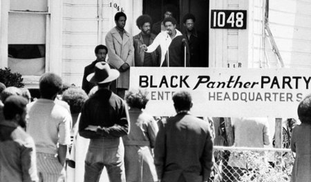 Oakland, 13. August 1971: Bobby Seale, Vorsitzender der Black Pa...