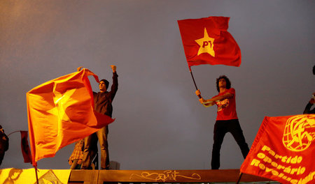 Protest gegen Temers »Reformen« im April in Sao Paulo: Die Wut a...