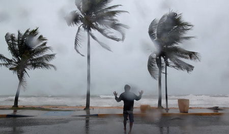 Wirbelsturm »Irma« am Mittwoch über Puerto Rico